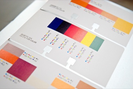 An Eye for Color - Rolodex push outs